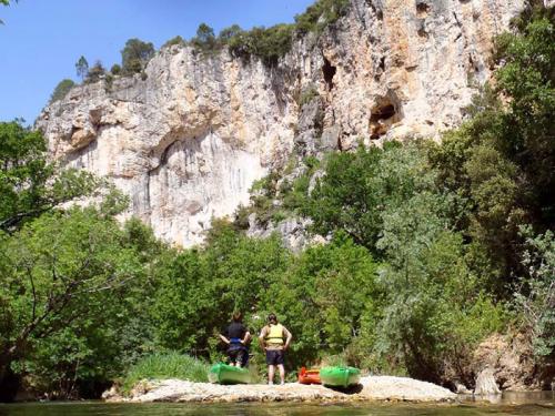 Photo 17. K-NOE, promenade en canoës sur l'Argens à Correns, dans le Var.