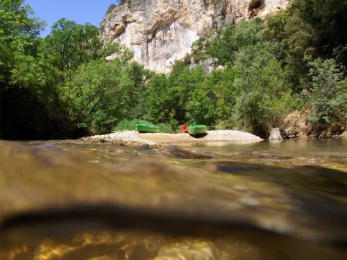 Photo 13. K-NOE, promenade en canoës sur l'Argens à Correns, dans le Var.